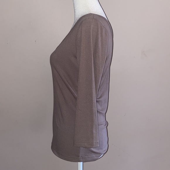 Z Supply Jayda Ribbed 3/4 Sleeve Top - Picture 3 of 11